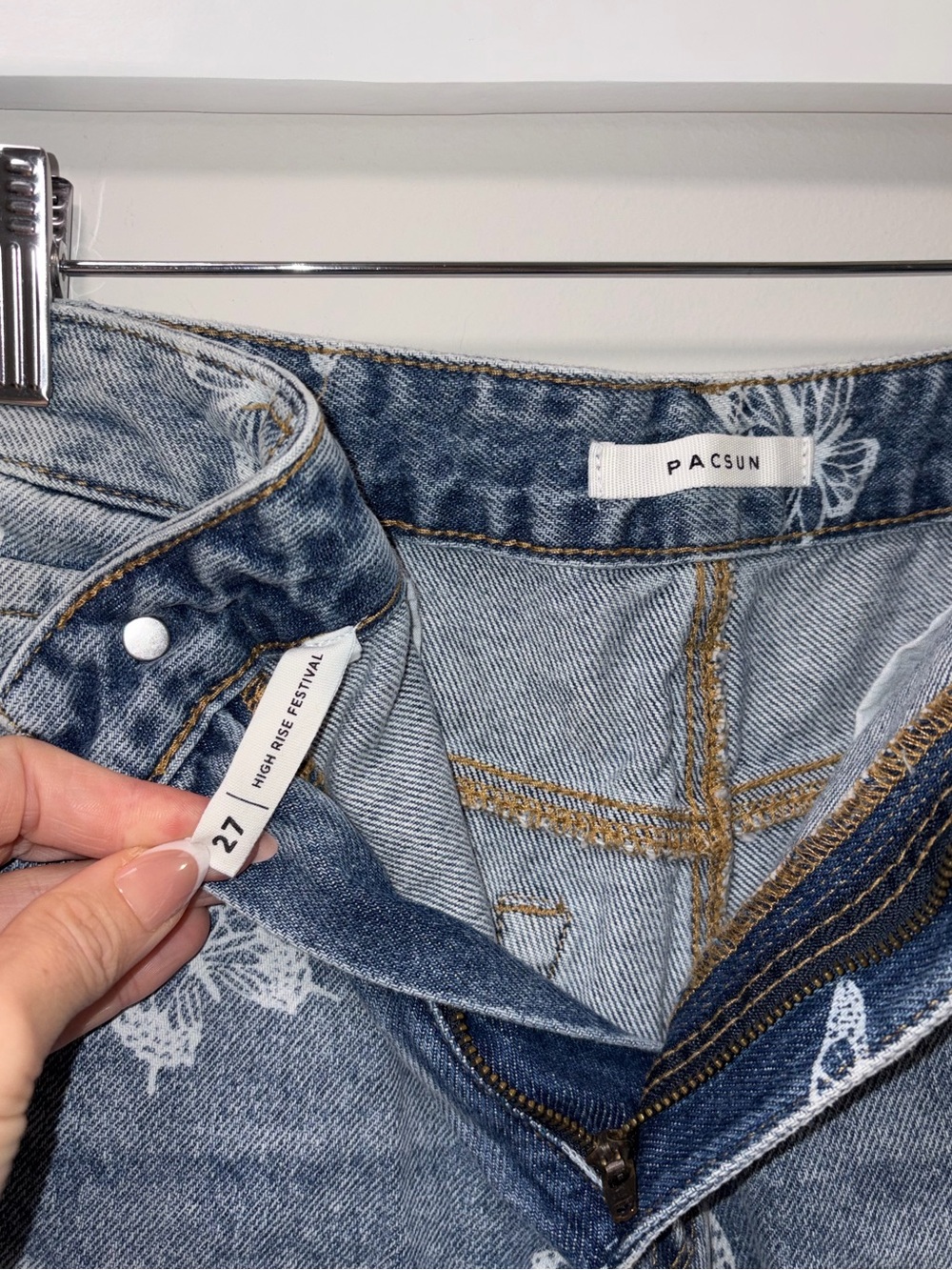 PacSun High Rise Jean Shorts - Picture 4 of 4